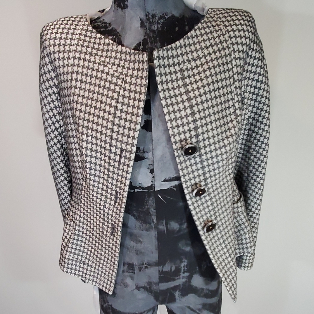 Giorgio Armani Borgo 21 blazer jacket scarf 44 Eur - Picture 5 of 8